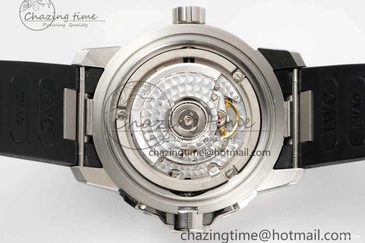 MIROTIME 0403 Aquatimer SS IW3290 RSF 1:1 Best Edition Blue Dial on Black Rubber Strap A Fashionable 7074